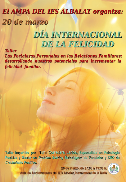 CARTEL FELICIDAD AMPA